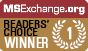 Voted MSexchange.com readers' choice award winner